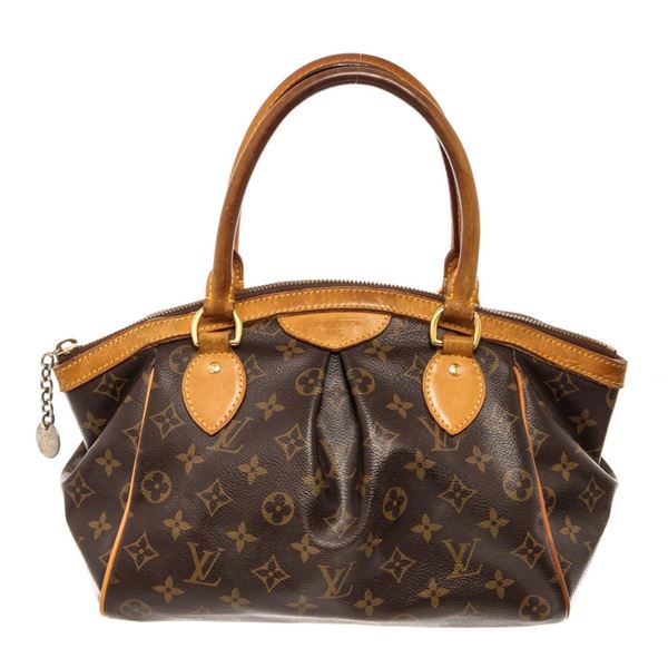 Louis Vuitton Brown Monogram Canvas Leather Tivoli PM Bag