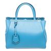 Image 1 : Fendi Blue Saffiano Leather Petite 2 Jours Tote Bag