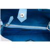 Image 6 : Fendi Blue Saffiano Leather Petite 2 Jours Tote Bag