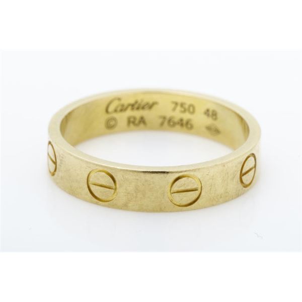 Cartier Gold Mini Love Ring