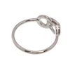 Image 3 : Cartier Silver Agrafe 18k Ring