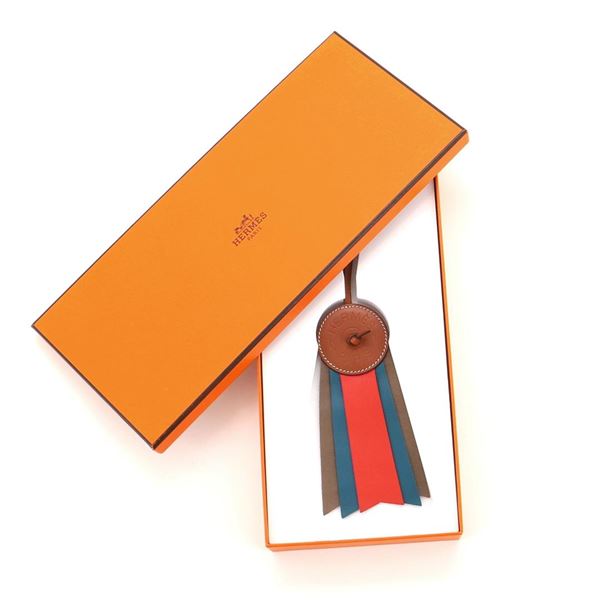 Hermes Paddock Flot Bag Charm Leather Multicolor