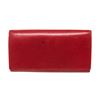 Image 1 : Yves Saint Laurent Red Leather Long wallet
