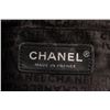 Image 6 : Chanel Black Quilted Lambskin Leather Chevron Silk Trim Flap Shoulder Bag