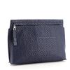 Image 1 : Loewe T Pouch Anagram Embossed Leather Blue