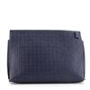 Image 2 : Loewe T Pouch Anagram Embossed Leather Blue