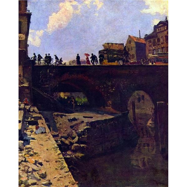 Stanislaus Lepine - Bridge in a French City