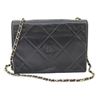 Image 1 : Chanel Black Quilted Lambskin Leather Full Flap Bag