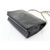 Image 2 : Chanel Black Quilted Lambskin Leather Full Flap Bag