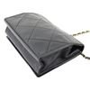 Image 3 : Chanel Black Quilted Lambskin Leather Full Flap Bag