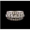 Image 2 : 14KT White Gold 1.95 ctw Diamond Ring