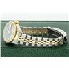 Image 4 : Rolex Ladies 2 Tone Black Index & Pyramid Diamond Oyster Perpetual Datejust Wris