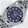 Image 1 : Rolex Ladies Stainless Steel Blue VVS Diamond & Sapphire Datejust Wristwatch