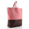 Image 1 : Celine Vertical Bi-Cabas Tote Leather Large Pink, Red