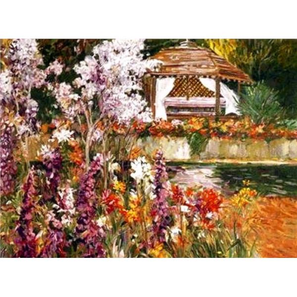 The Gazebo by Henri Plisson on canvas