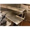Image 1 : QUEST STAINLESS STEEL COMMERCIAL U-SHAPED WASH SINK WITH POT RACK, SINGLE SINK, FAUCET / RINSE WAND