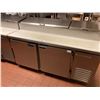 Image 2 : BEVERAGE-AIR DP67 STAINLESS STEEL 2 DOOR COMMERCIAL MOBILE SANDWICH PREPARATION STATION