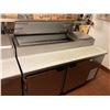 Image 3 : BEVERAGE-AIR DP67 STAINLESS STEEL 2 DOOR COMMERCIAL MOBILE SANDWICH PREPARATION STATION