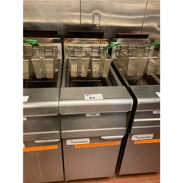 FRYMASTER PMJ135SC STAINLESS STEEL COMMERCIAL DUAL BASKET GAS DEEP FRYER