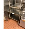 Image 2 : STAINLESS STEEL 30"W X 30"D X 26"H COMMERCIAL PREPARATION TABLE