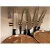 Image 2 : 2 COMMERCIAL MAGNETIC HOLDERS WITH VARIOUS SIZED CHEF KNIVES