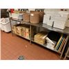 Image 2 : QUEST METAL 96"W X 30"D X 36"H STAINLESS STEEL COMMERCIAL PREPARATION TABLE