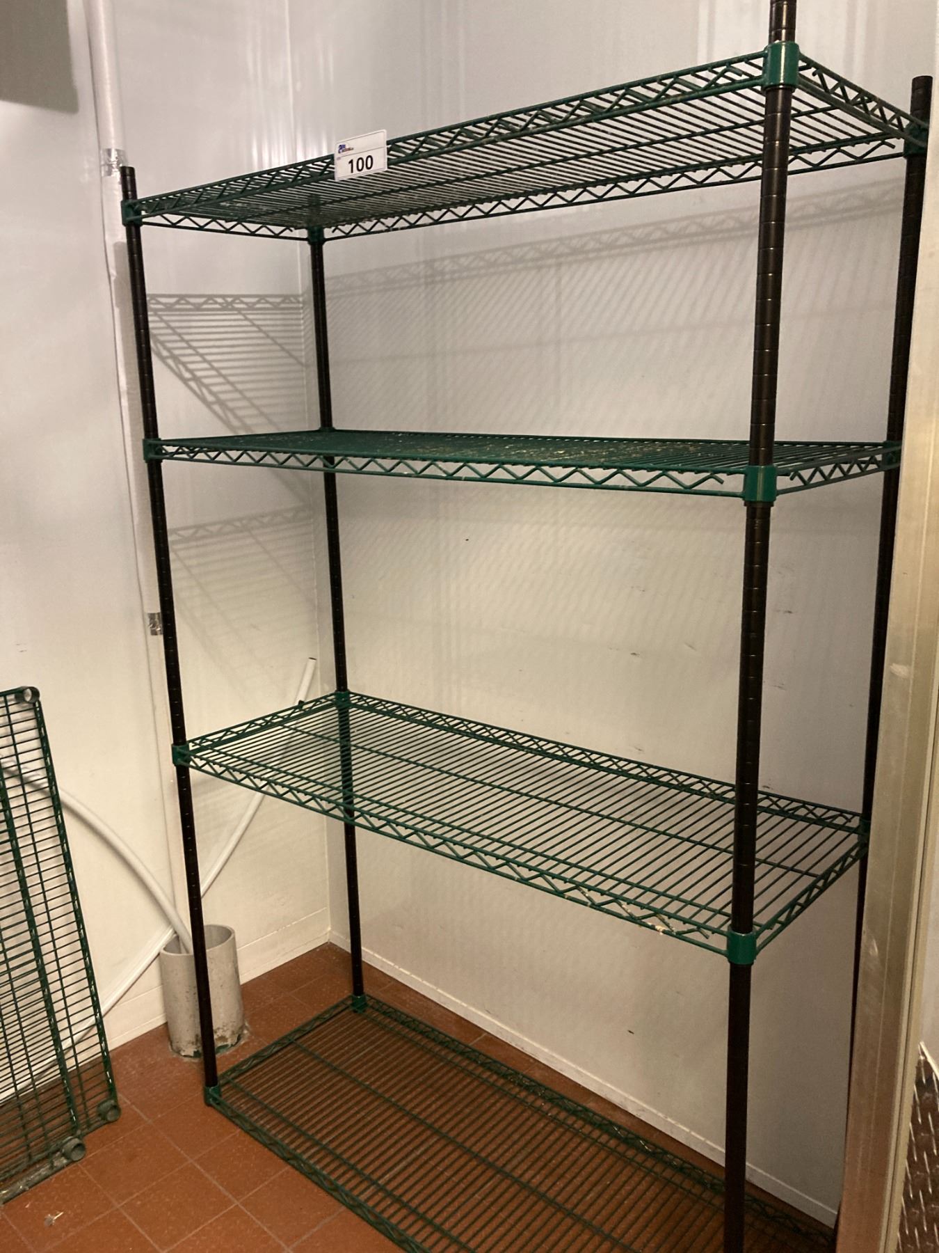 Rubber Racking 4 ASSORTED RUBBER COATED METRO STYLE COMMERCIAL RACKING SYSTEMS