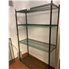 Image 1 : 4 ASSORTED RUBBER COATED METRO STYLE COMMERCIAL RACKING SYSTEMS