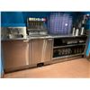 Image 1 : STAINLESS STEEL SINGLE SINK 111"W X 30"D X 37"H DRINK STATION WITH LANCER 8 SODA DISPENSER,