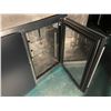Image 2 : PERLICK BBS108-RO BLACK / STAINLESS STEEL  4 DOOR COMMERCIAL UNDERCOUNTER BAR COOLER