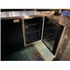 Image 2 : PERLICK BBS60-RO BLACK / STAINLESS STEEL  2 DOOR COMMERCIAL MOBILE UNDERCOUNTER BAR COOLER
