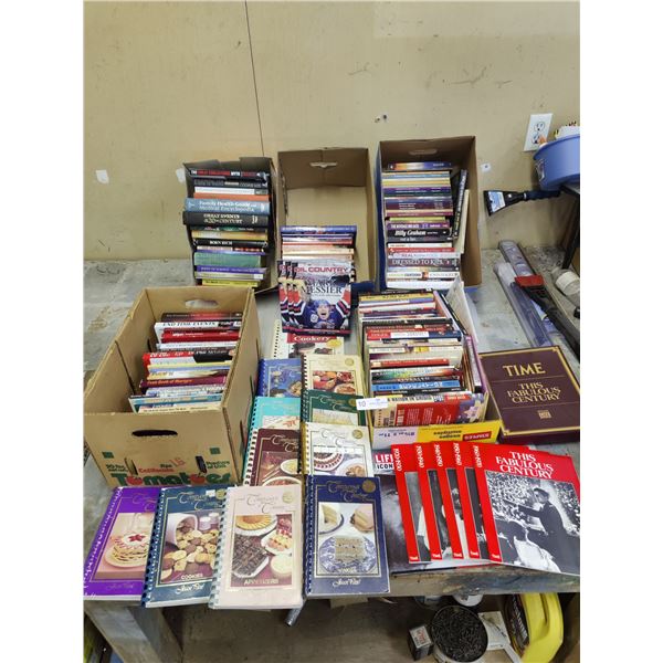 Assorted Cookbooks & More