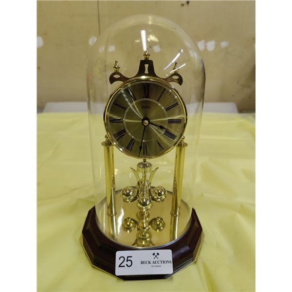 Birks Glass Dome Clock