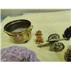 Image 3 : Doll, Assorted Brass Decor & More