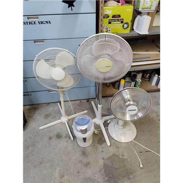 Fans, Space Heater, and Humidifier