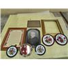 Image 1 : Assorted Needlepoint Art, Child Portrait & Frames