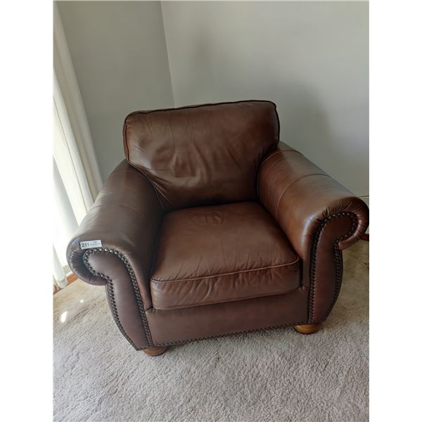 Natuzzi Leather Armchair