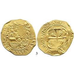 Mexico City, Mexico, cob 8 escudos, 1711J.