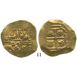 Mexico City, Mexico, cob 4 escudos, date and assayer not visible (style of 1702-10, oXMJ), from the 