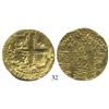 Image 1 : Lima, Peru, cob 8 escudos, 1750R, 2 dates, from the Luz (1752), encapsulated NGC XF-45.