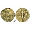 Image 1 : Bogotá, Colombia, cob 2 escudos, 1689G, rare, encapsulated NGC VF-35.