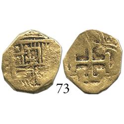 Seville, Spain, cob 1 escudo, Philip III, assayer V.