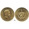 Image 1 : Cuba (struck in Philadelphia), 20 pesos, 1915, José Marti, encapsulated NGC AU-58.