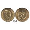 Image 1 : Cuba (struck in Philadelphia), 2 pesos, 1915, José Marti, encapsulated NGC AU-58.