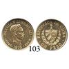 Image 1 : Cuba (struck in Philadelphia), peso, 1915, José Marti, encapsulated NGC MS-62.