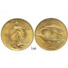 Image 1 : USA, St. Gaudens $20, 1907, PCGS MS-66, rare grade.