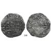 Image 1 : Potosí, Bolivia, cob 8 reales, 1619T, Grade 2 or 3.