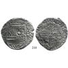 Image 1 : Potosí, Bolivia, cob 8 reales, 1620T, upper half of shield and quadrants of cross transposed, scarce