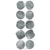 Image 1 : Lot of 5 Potosí, Bolivia, cob 8 reales, Philip II/III, assayers B, Q, R, M and T (one of each), all 
