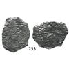 Image 1 : Potosí, Bolivia, cob 2 reales, Philip III, assayer T, Grade 4.